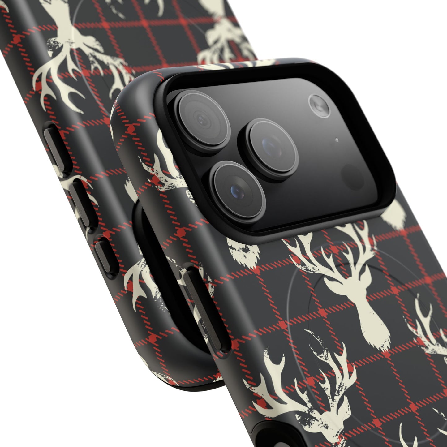 Stag Plaid Tough Magnetic Case