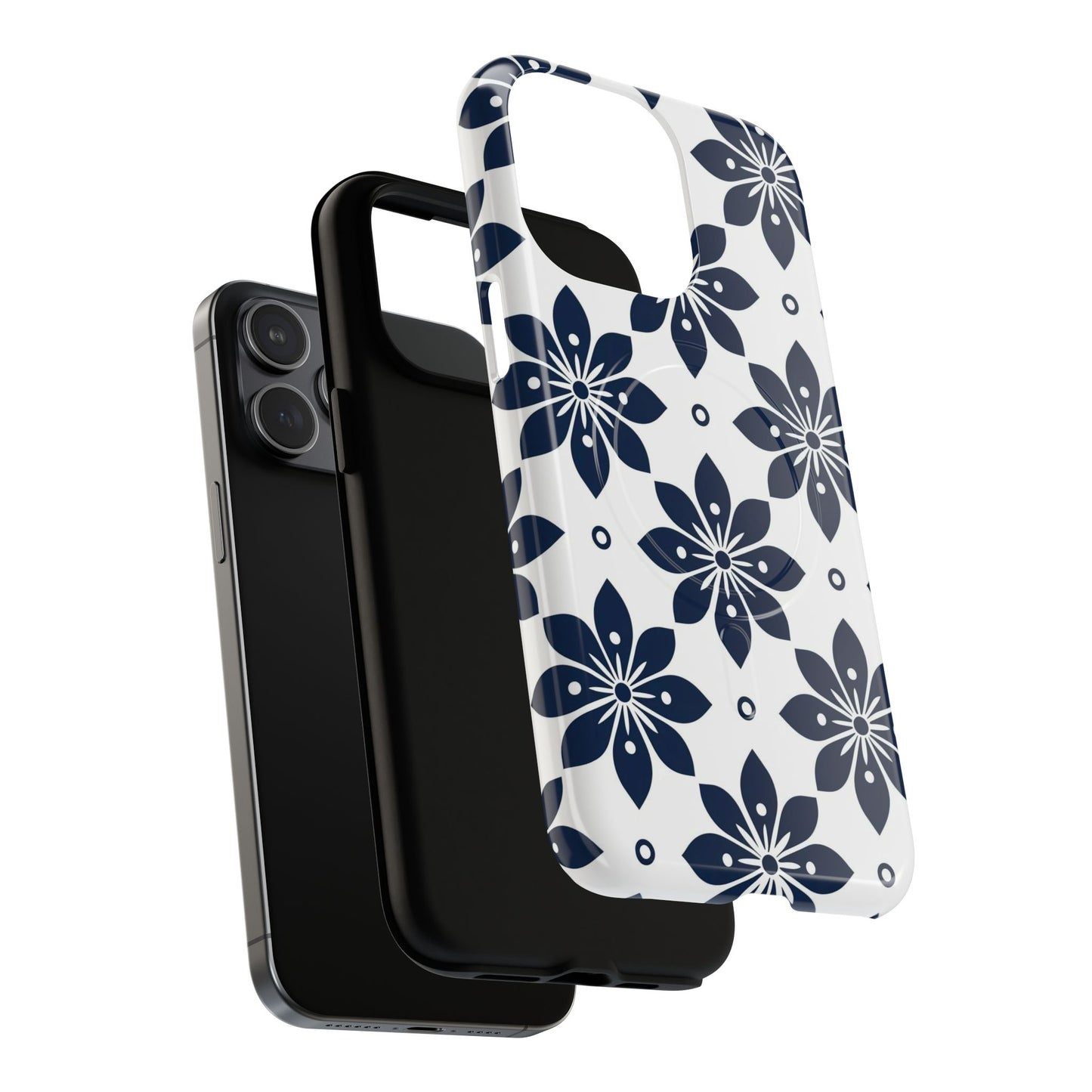 Azure Lattice Tough Magnetic Case