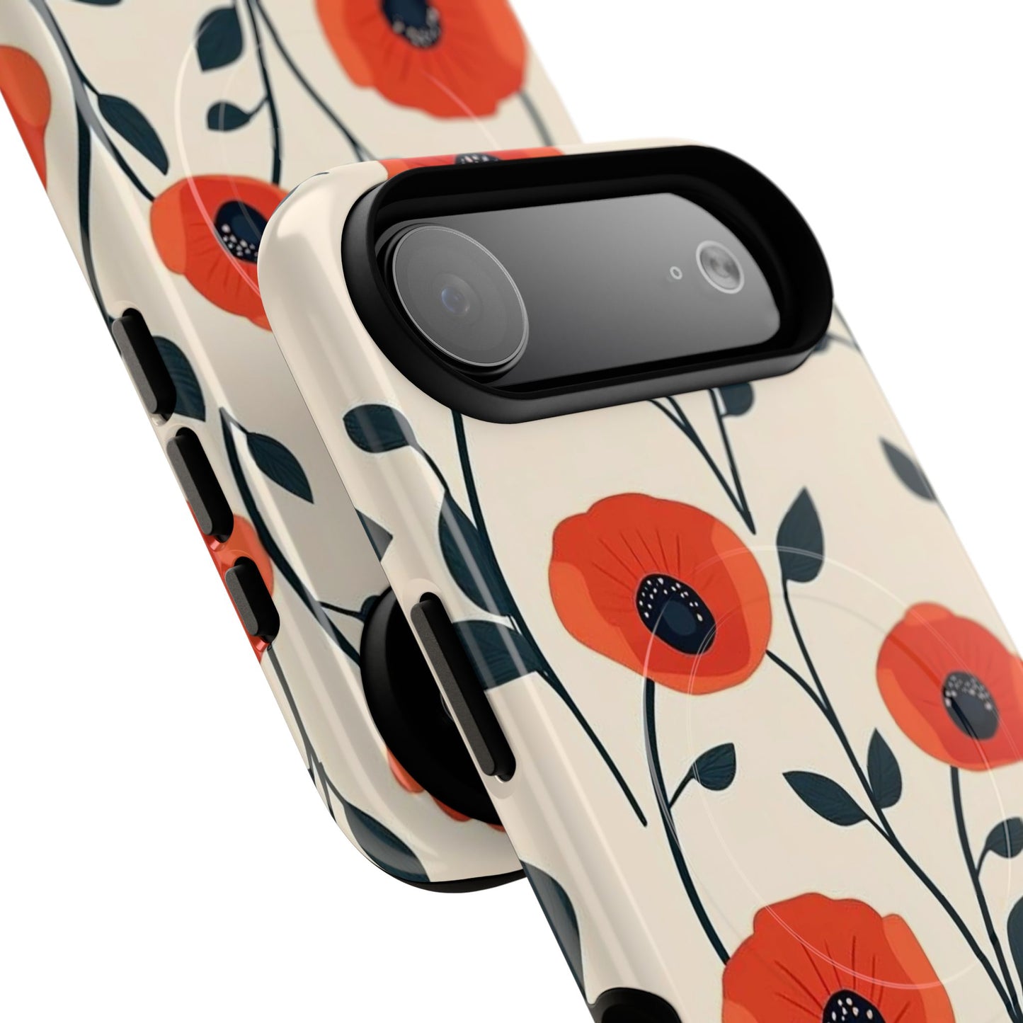 Poppy Fields Tough Magnetic Phone Case