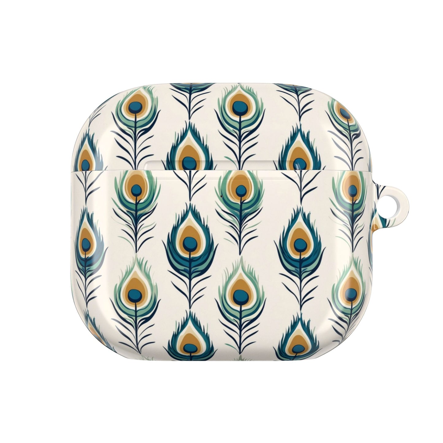 Strutting Peacock Feather AirPod Case