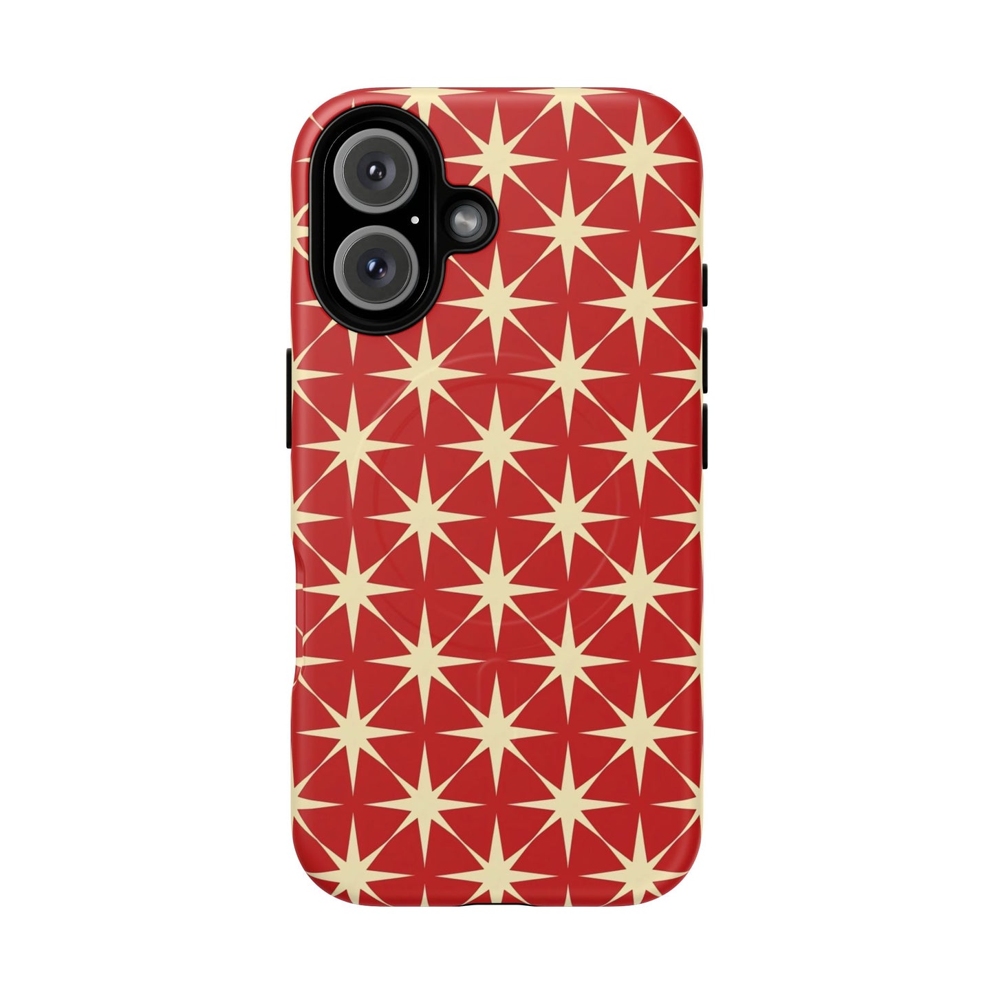 Crimson Star Tough Magnetic Phone Case