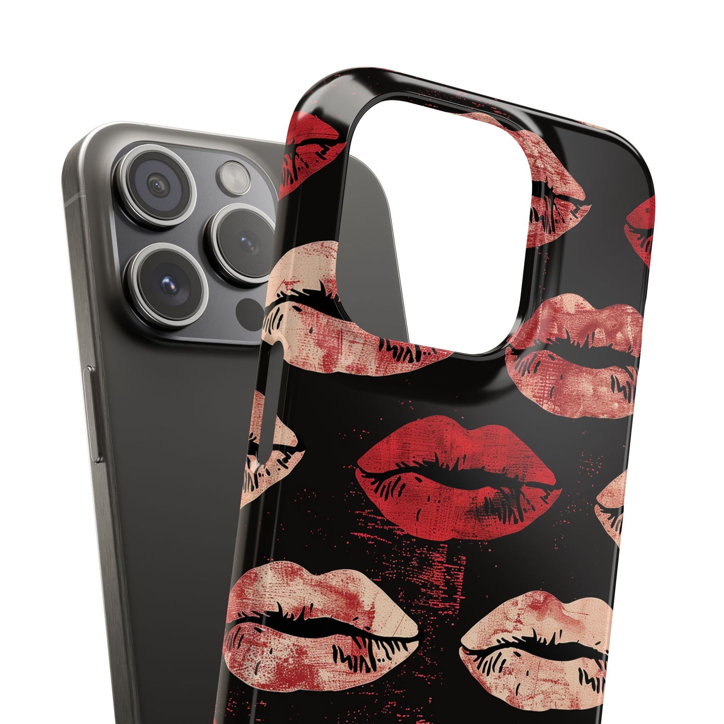 Midnight Pout Snap Phone Case