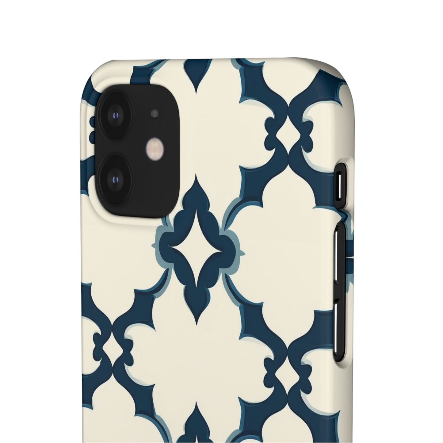 Midnight Quatrefoil Snap Case