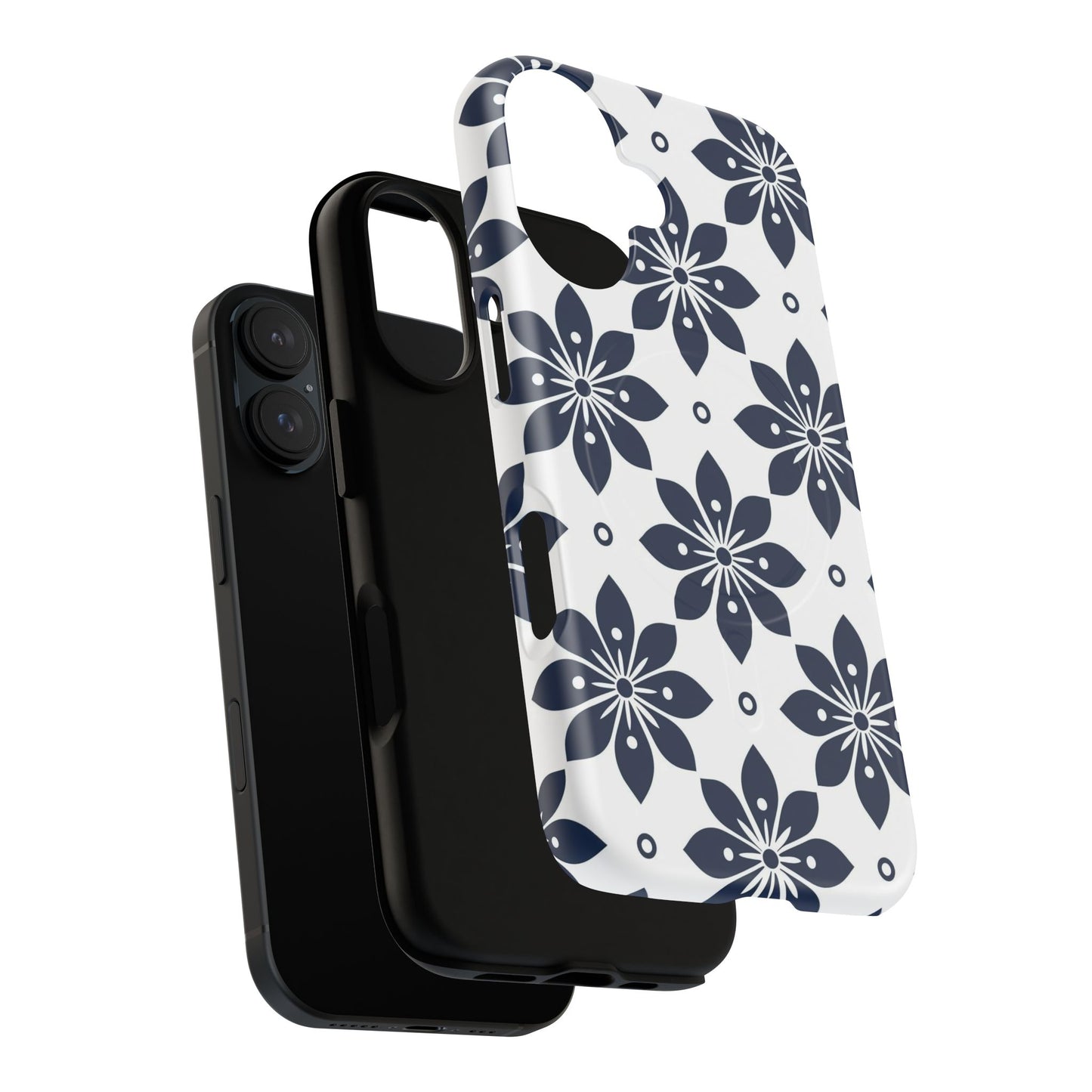 Azure Lattice Tough Magnetic Case
