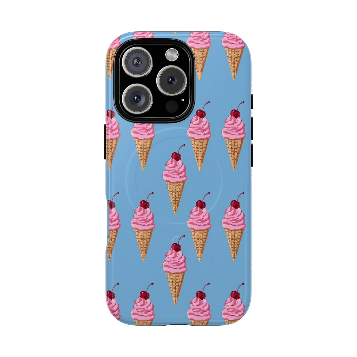 Cherry Swirl Tough Magnetic Phone Case