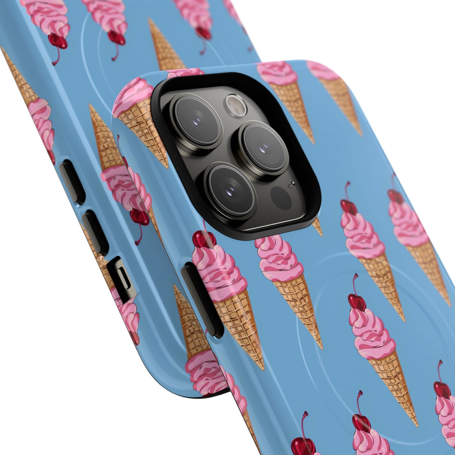 Cherry Swirl Tough Magnetic Phone Case