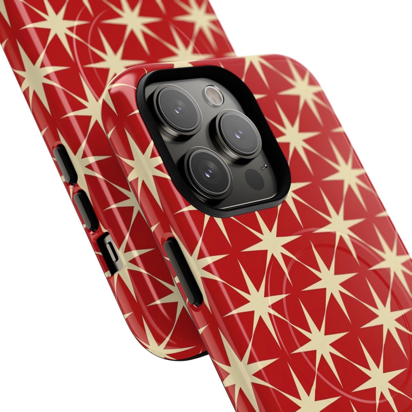 Crimson Star Tough Magnetic Phone Case