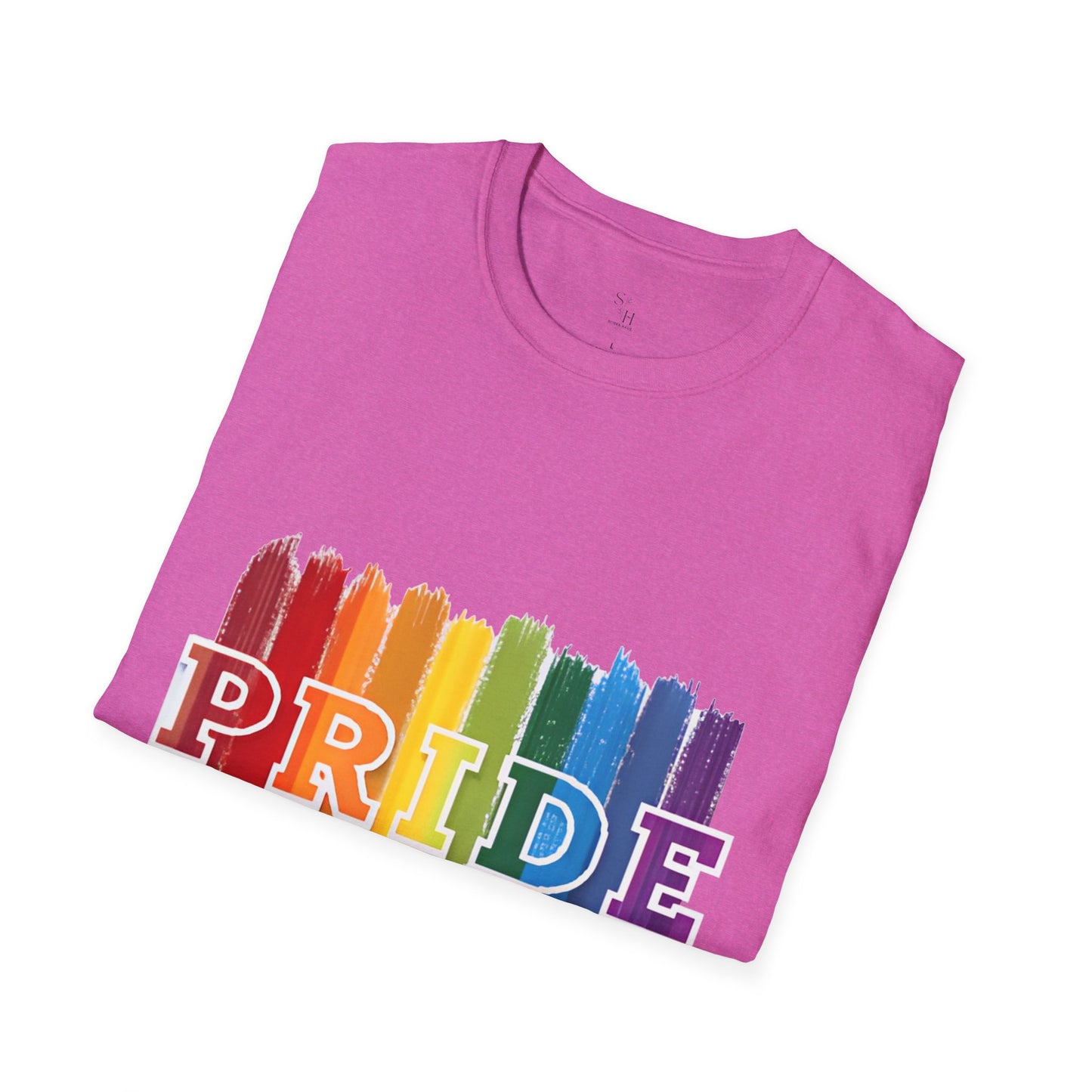 Pride Rainbow Stripes & Fingerprint T-Shirt