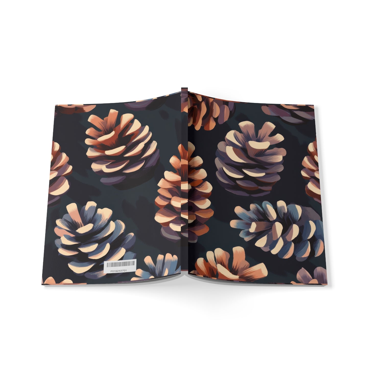 Dusky Pine - Pinecone Softcover Notebook, Nature Journal, A5