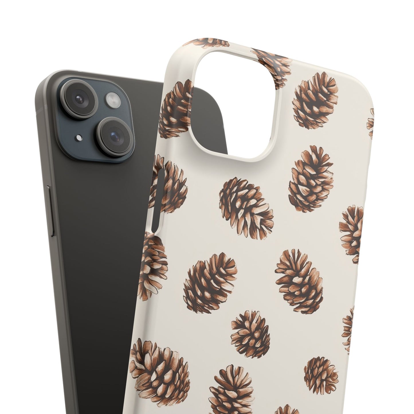 Woodland- Pine Cone Snap Phone Case