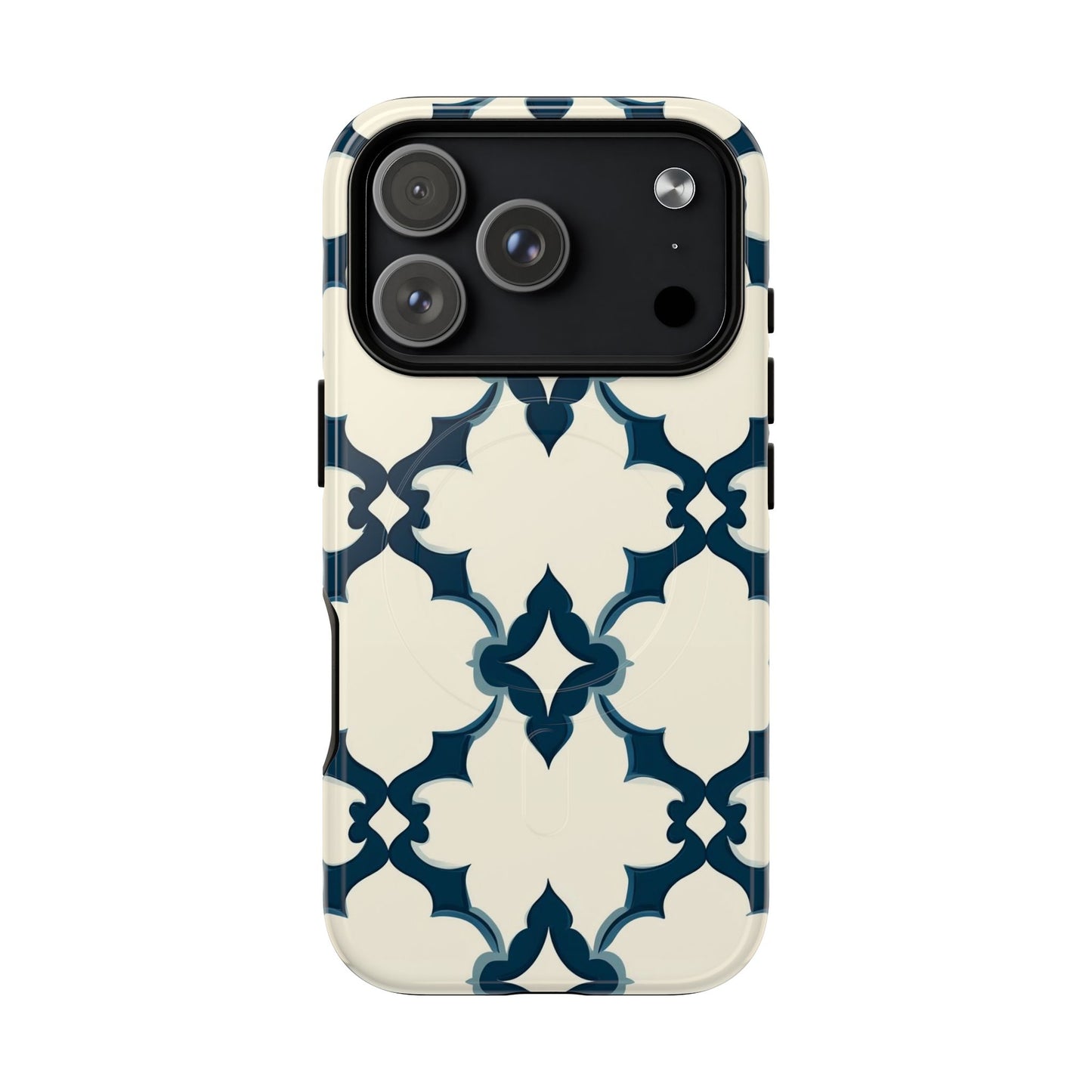 Midnight Quatrefoil Tough Magnetic Case