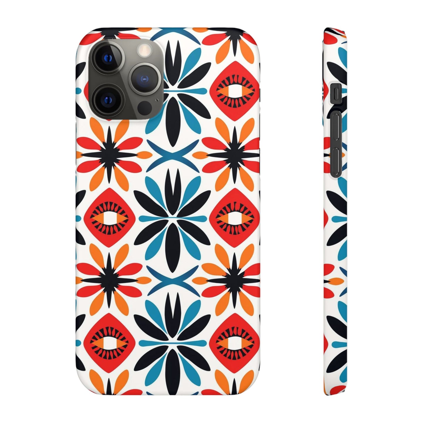 Electric Blooms Snap Case