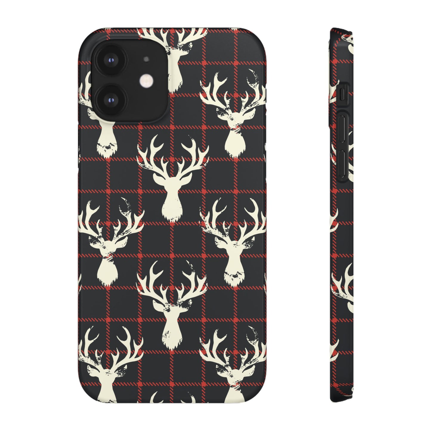 Stag Plaid Snap Case