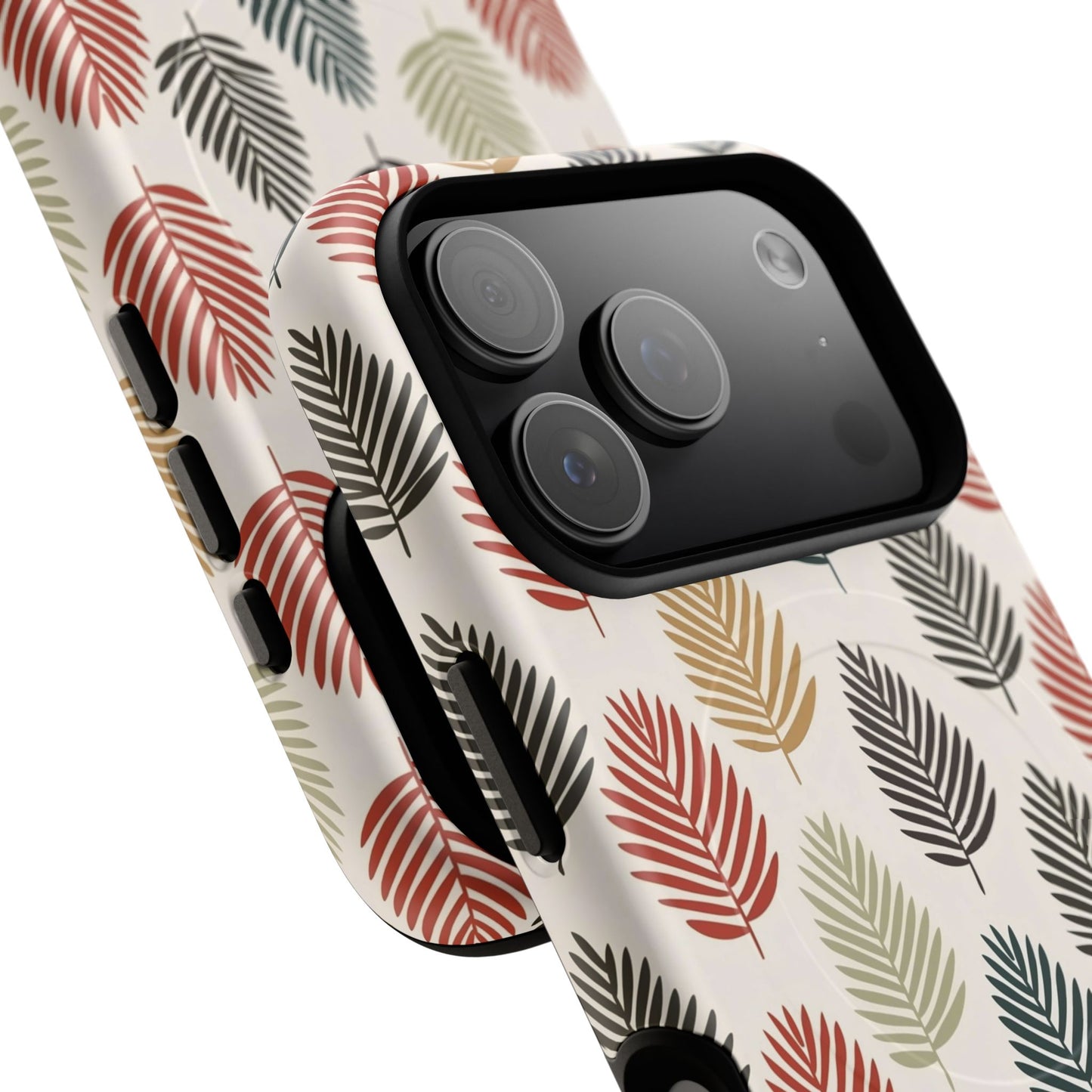 Robuste magnetische Handyhülle mit Herbstlaub-Motiv