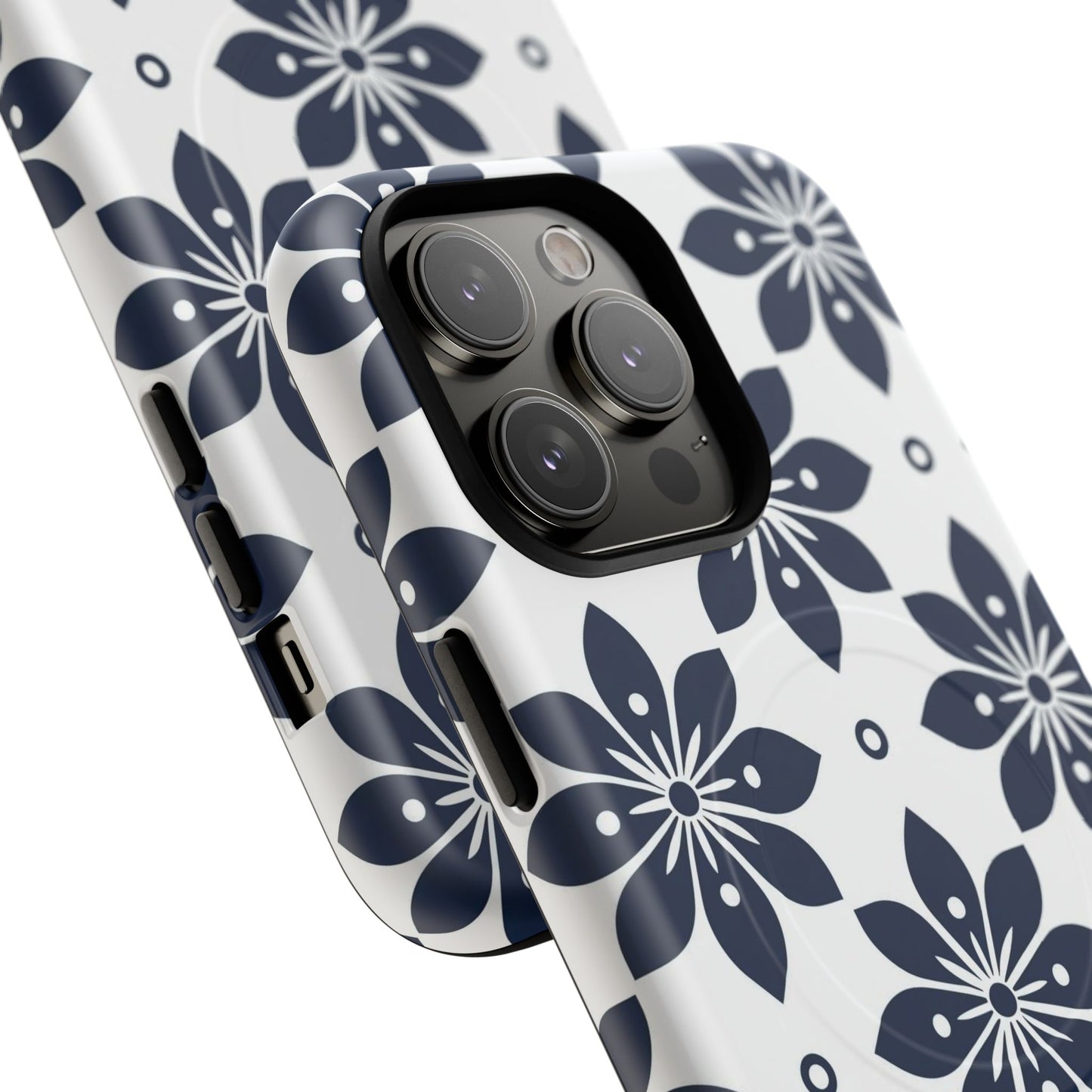 Azure Lattice Tough Magnetic Case
