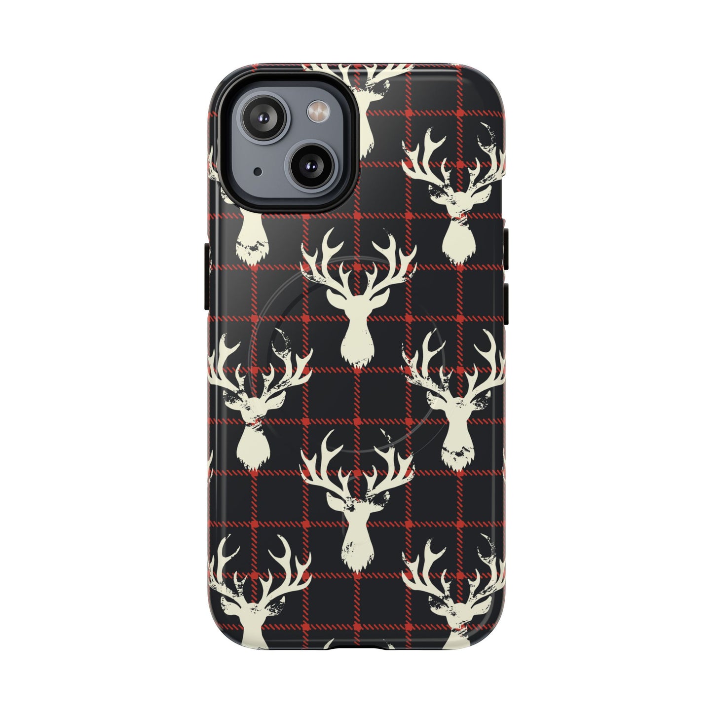 Stag Plaid Tough Magnetic Case