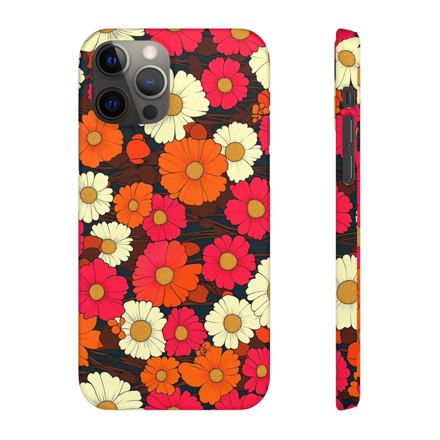 Petal Swing Retro Phone Snap Case