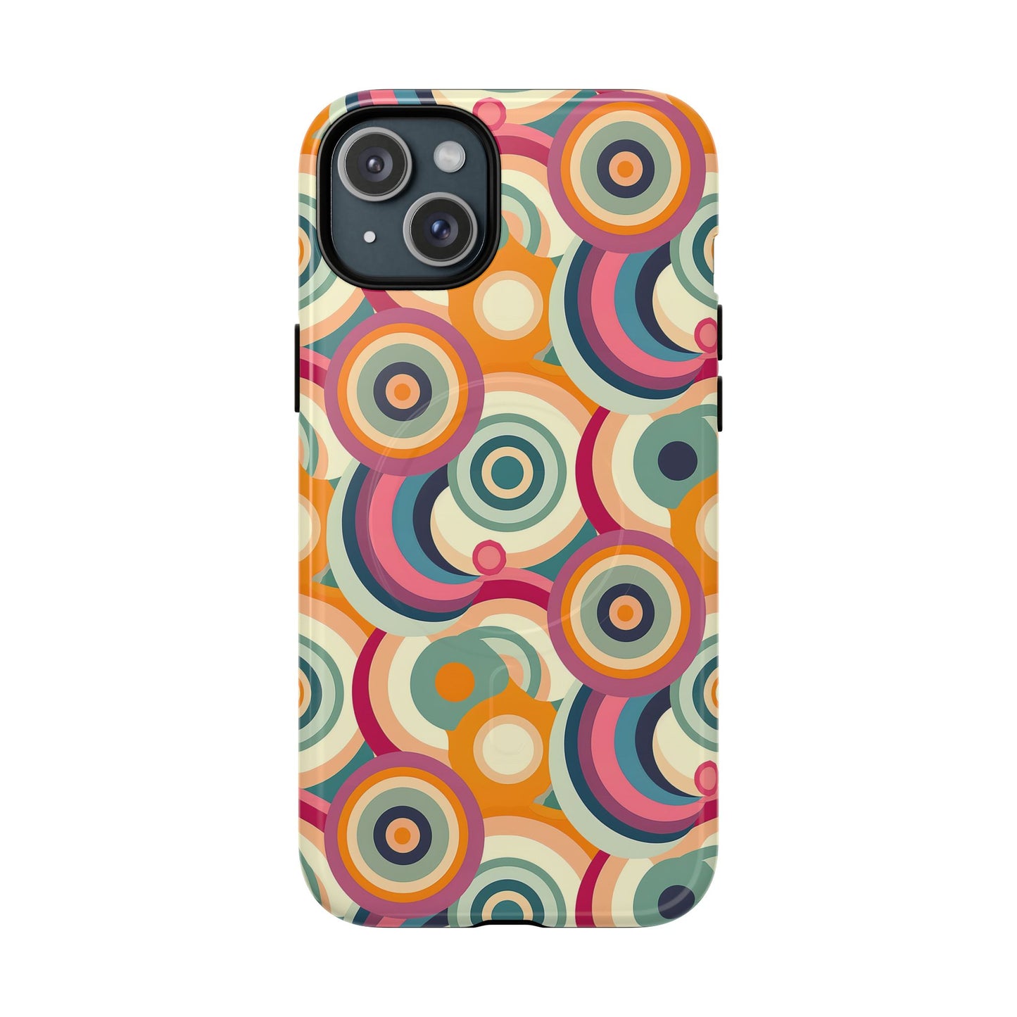 Retro Ripple Tough Magnetic Phone Case