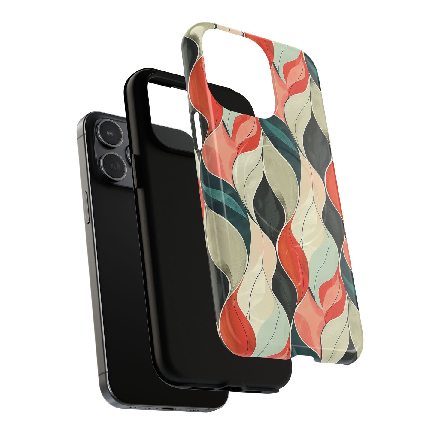 Soft Swirl Floral Tough Magnetic Case