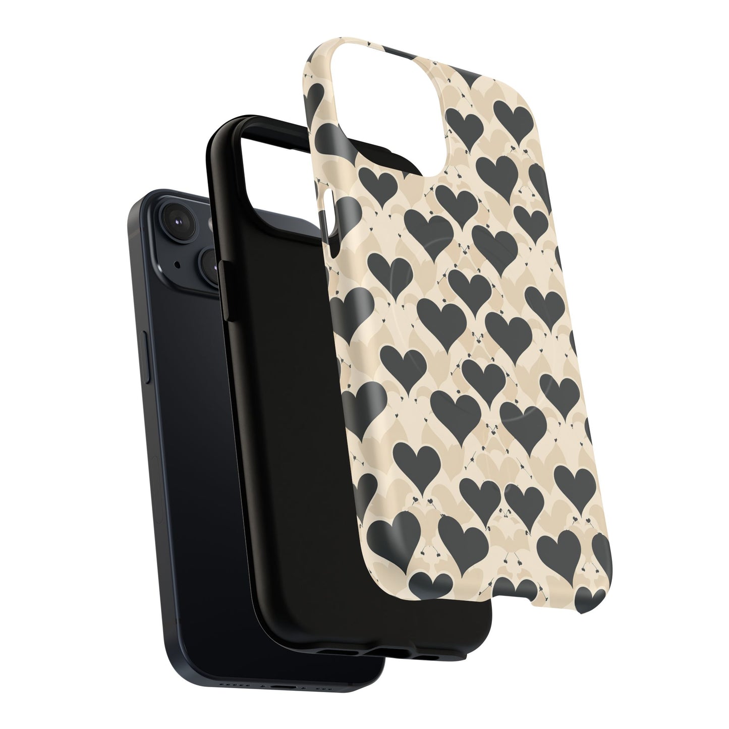 Whisper Hearts Tough Magnetic Phone Case