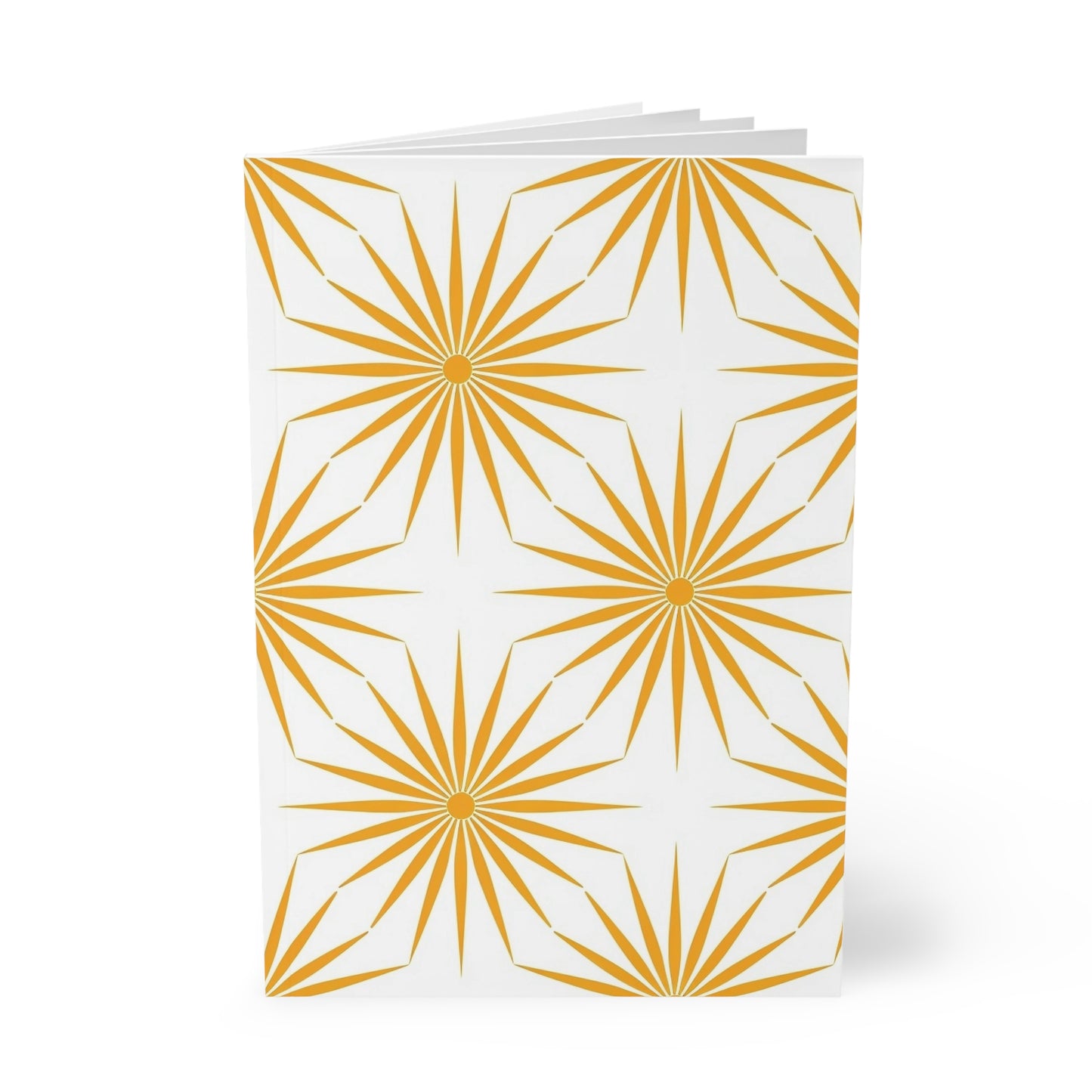 Sun Star A5 Notebook with Starburst Design