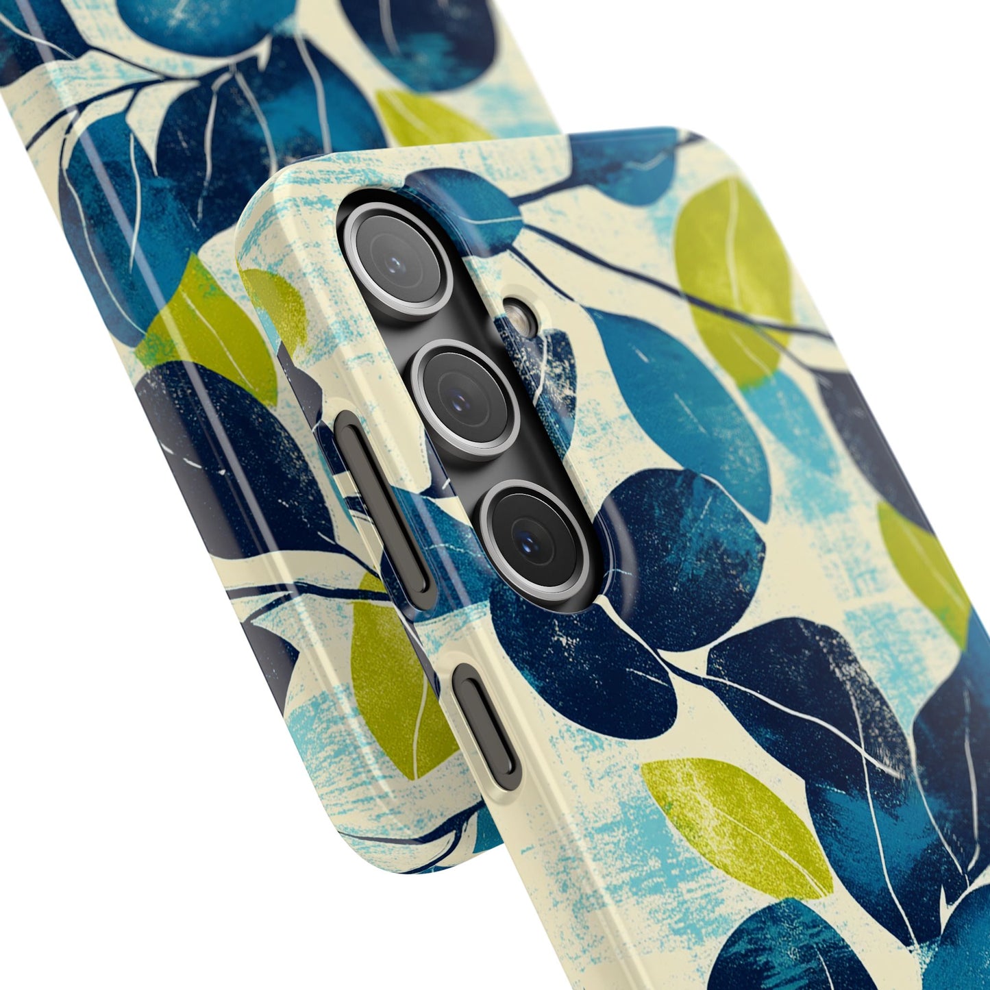 Retro Leaves Snap Phone Case