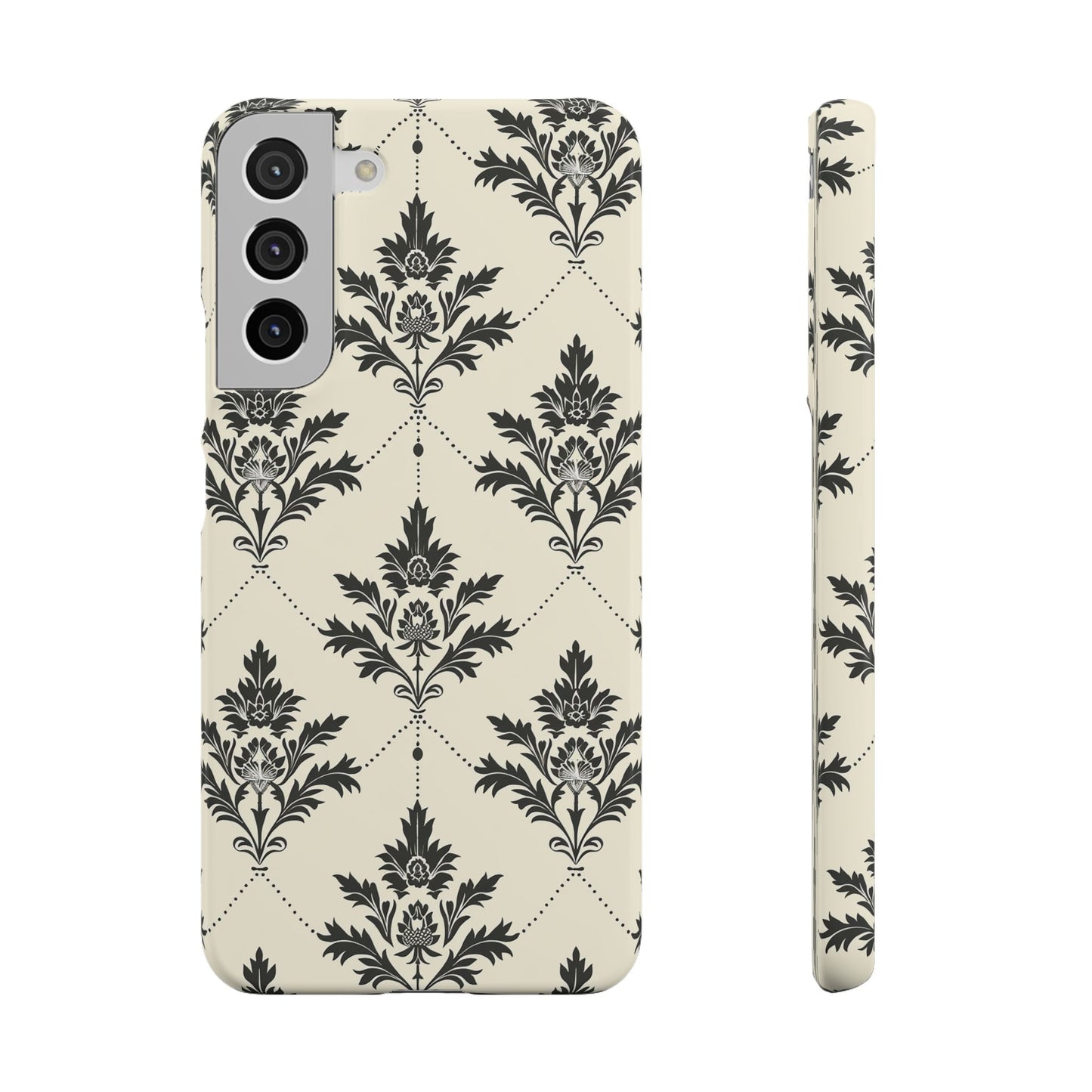Midnight Damask Snap Case