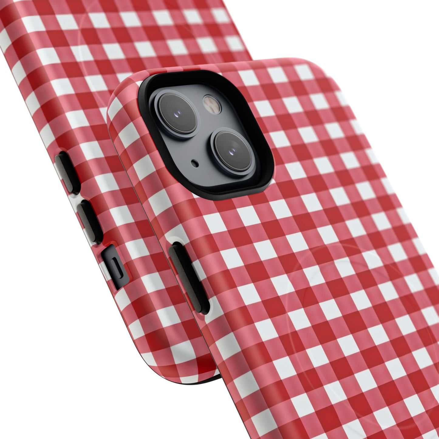 Red Plaid Tough Magnetic Phone Case