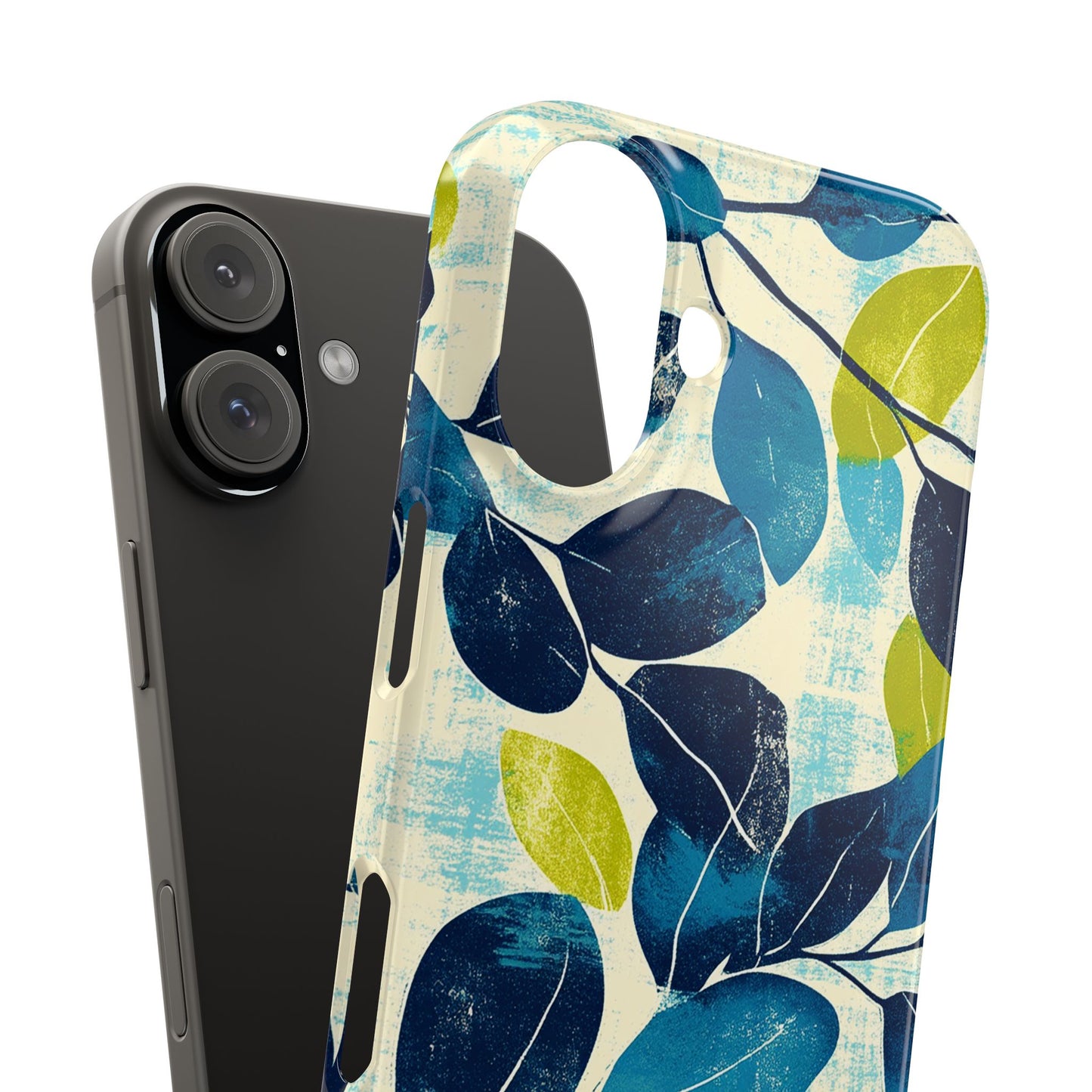 Retro Leaves Snap Phone Case