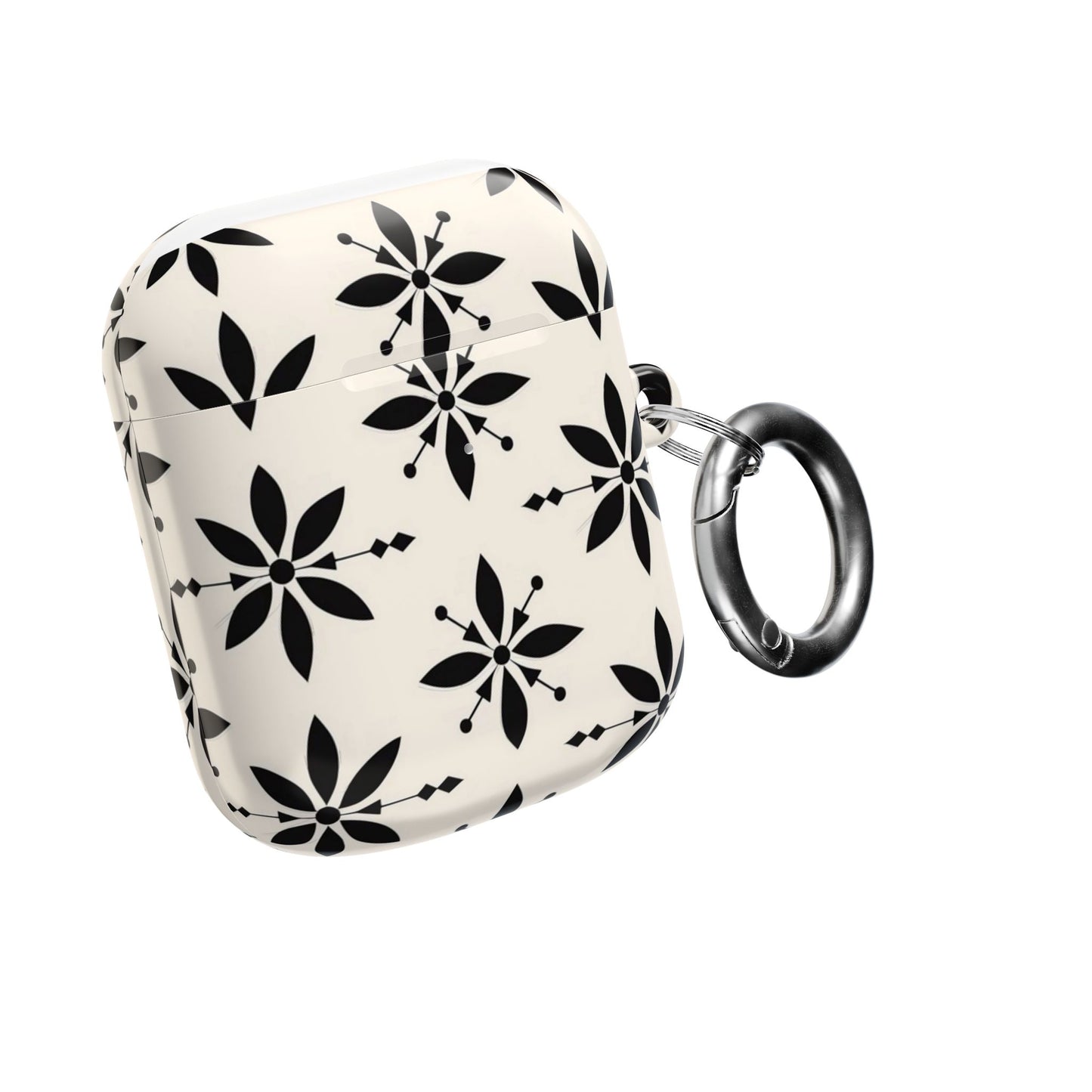 Cream & Black Design AirPod Cases