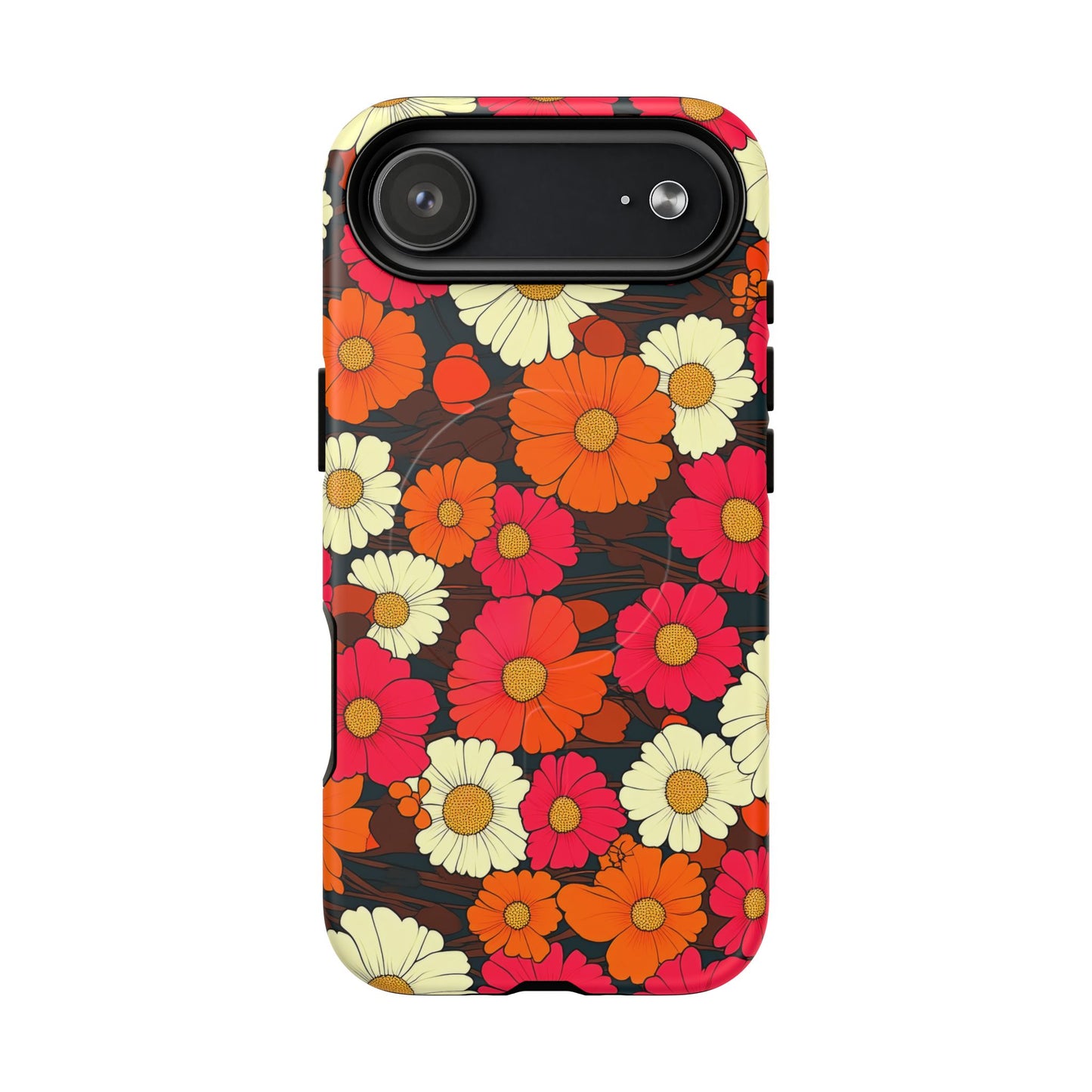 Flower Power Vintage Phone Tough Magnetic Case