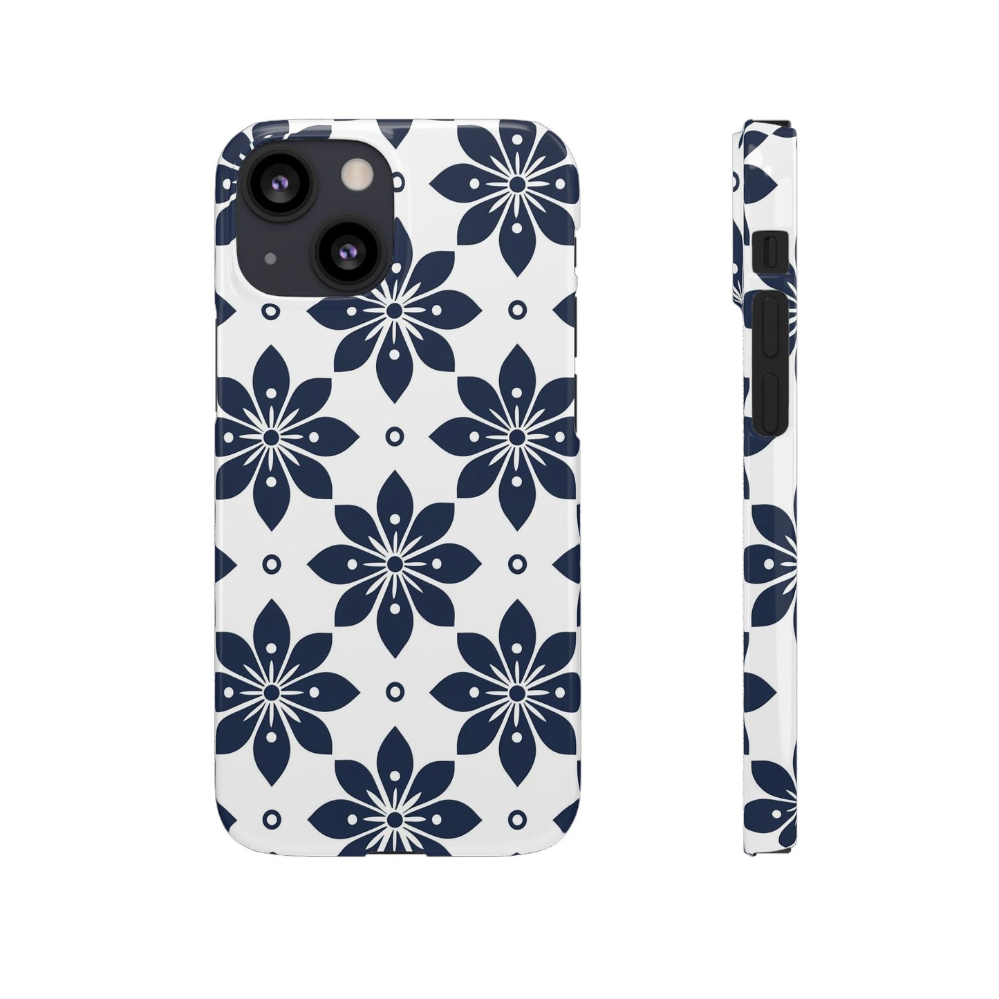 Azure Lattice Snap Case
