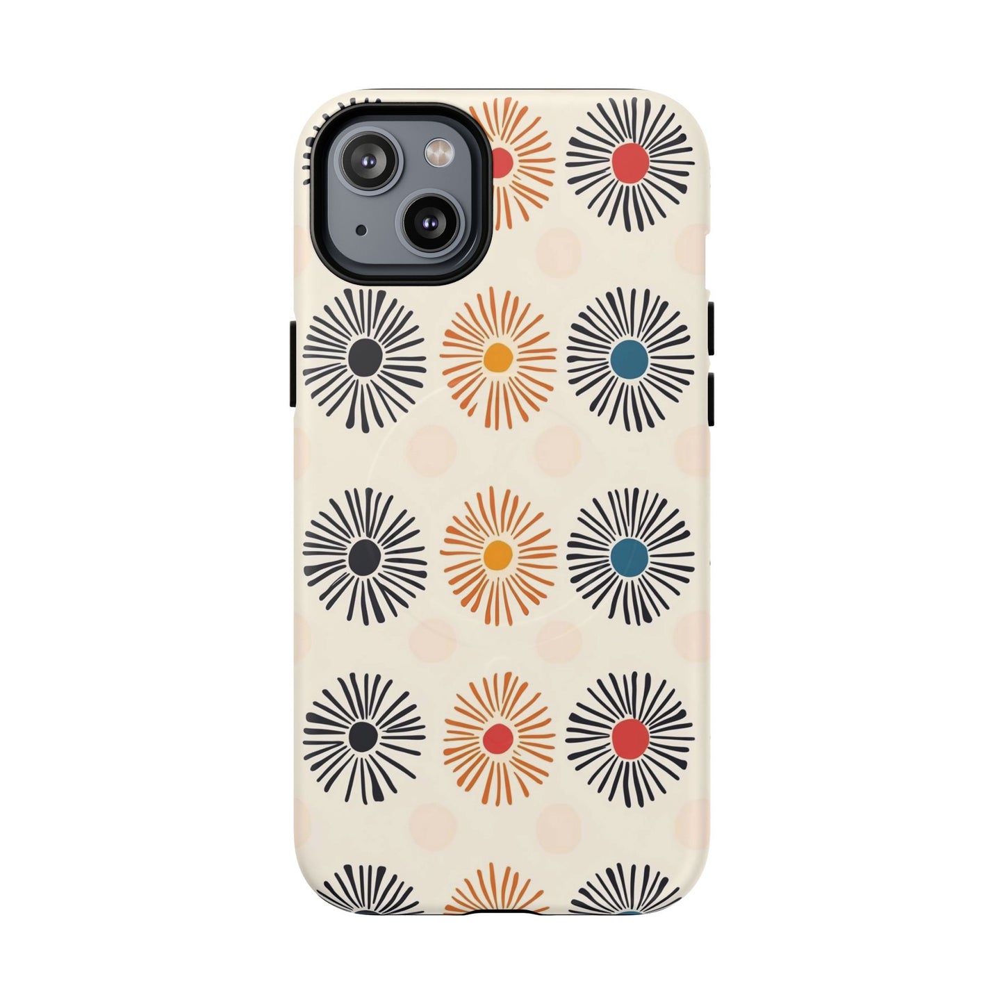Burstwise Colorful Floral Tough Magnetic Case