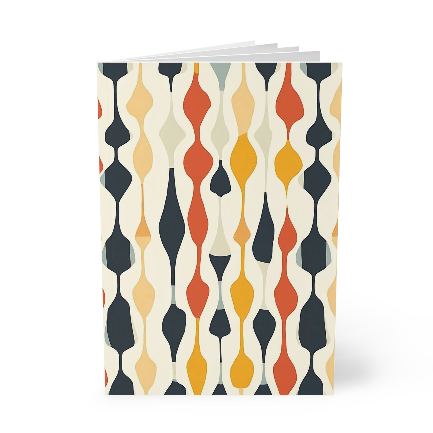Orbiting Florals Bohemian A5 Softcover Notebook