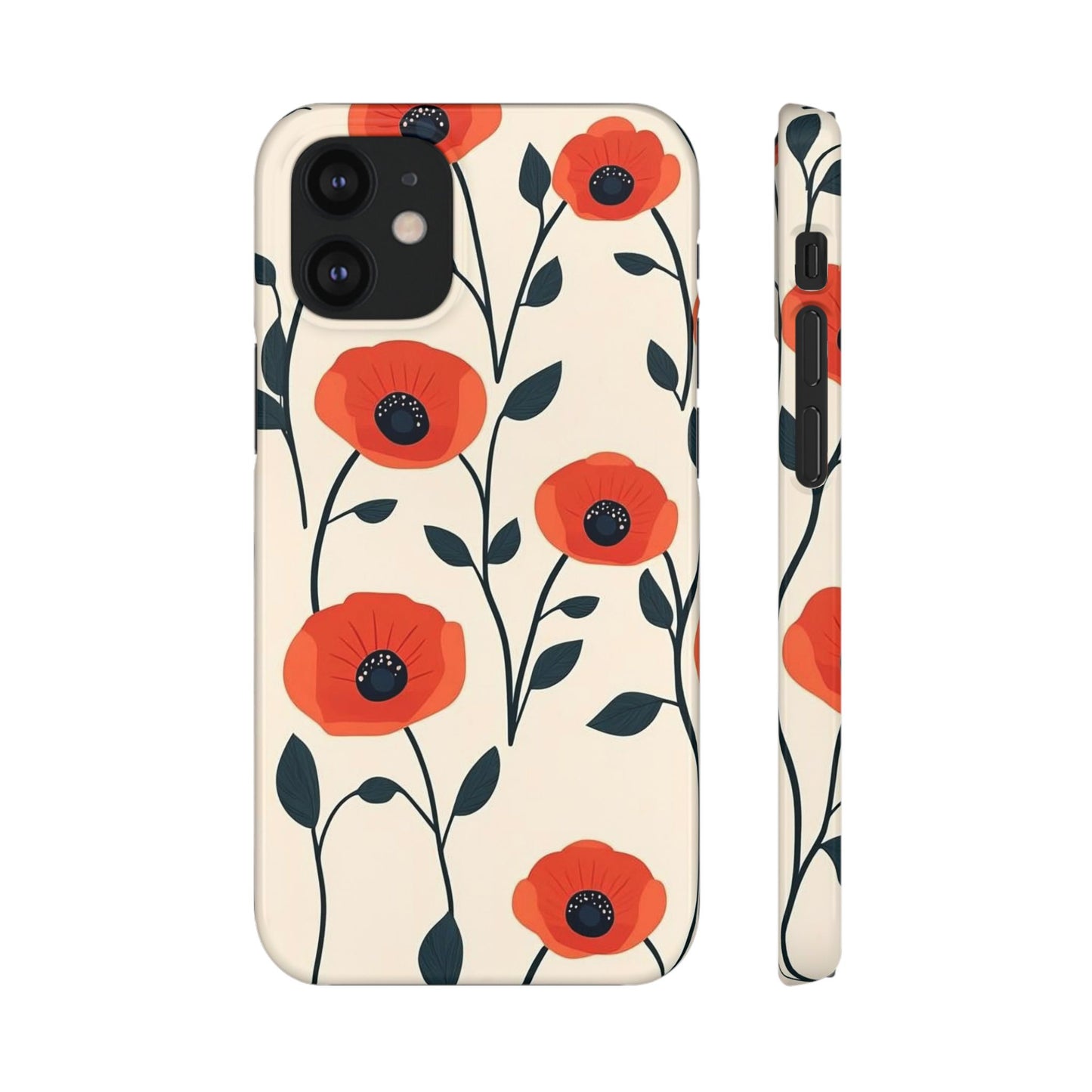 Poppy Fields Phone Snap Case