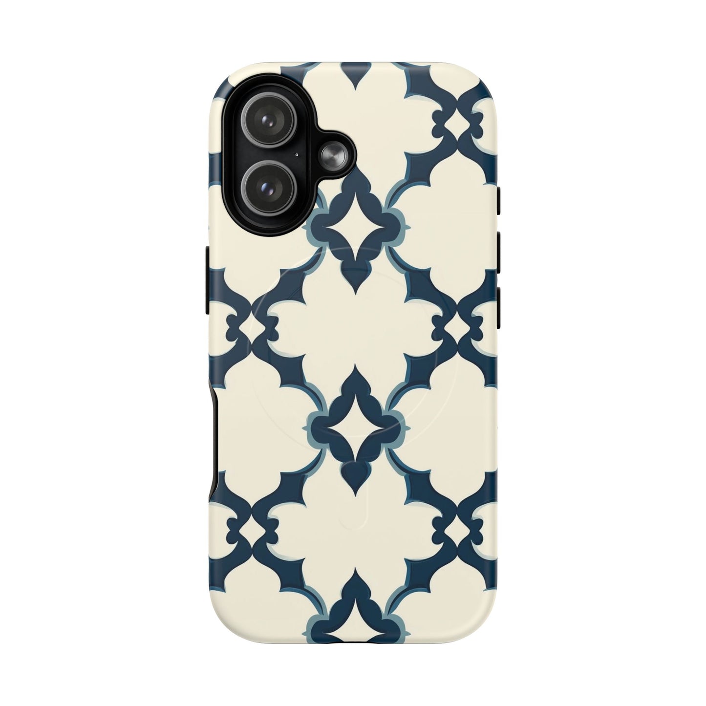 Midnight Quatrefoil Tough Magnetic Case