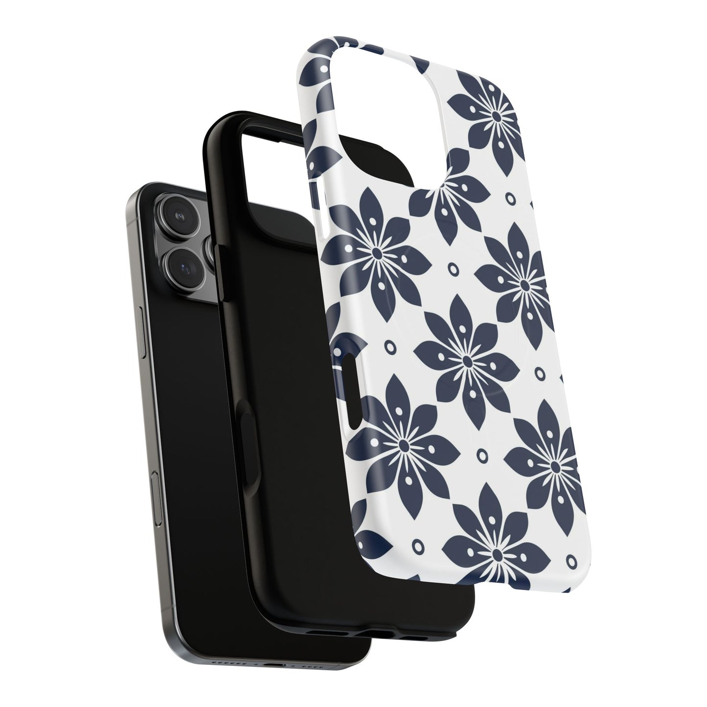 Azure Lattice Tough Magnetic Case