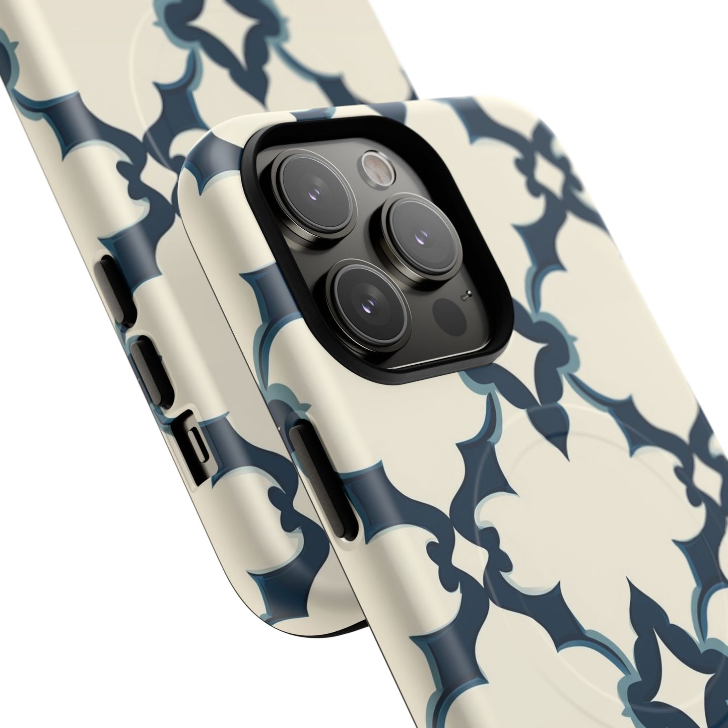 Midnight Quatrefoil Tough Magnetic Case