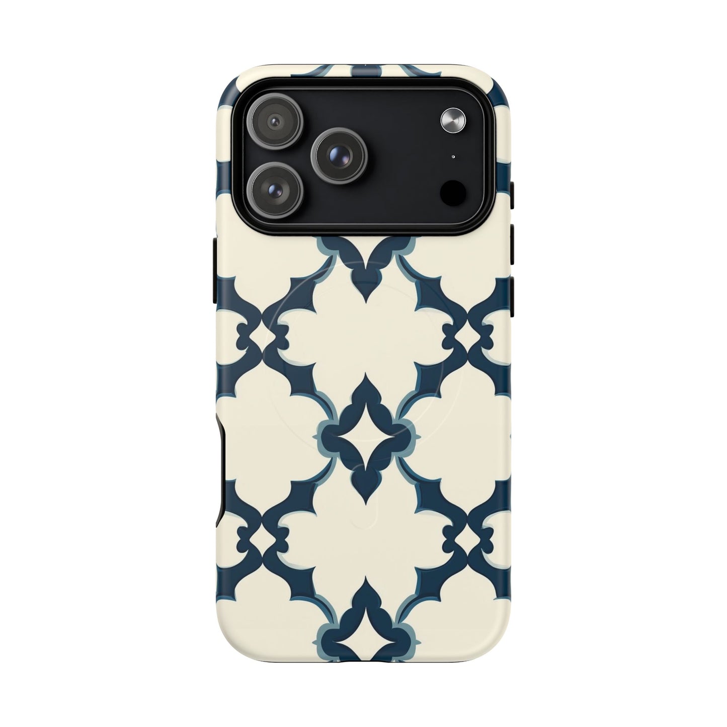 Midnight Quatrefoil Tough Magnetic Case