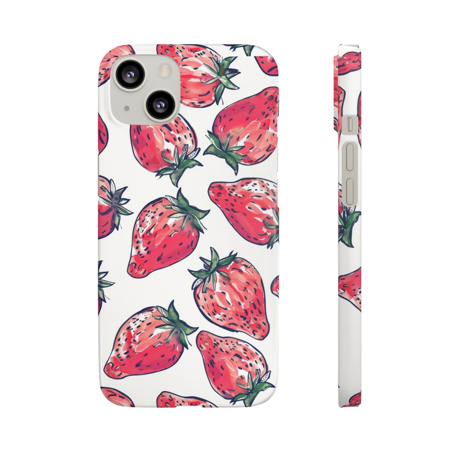 Creamy Berry Phone Snap Case