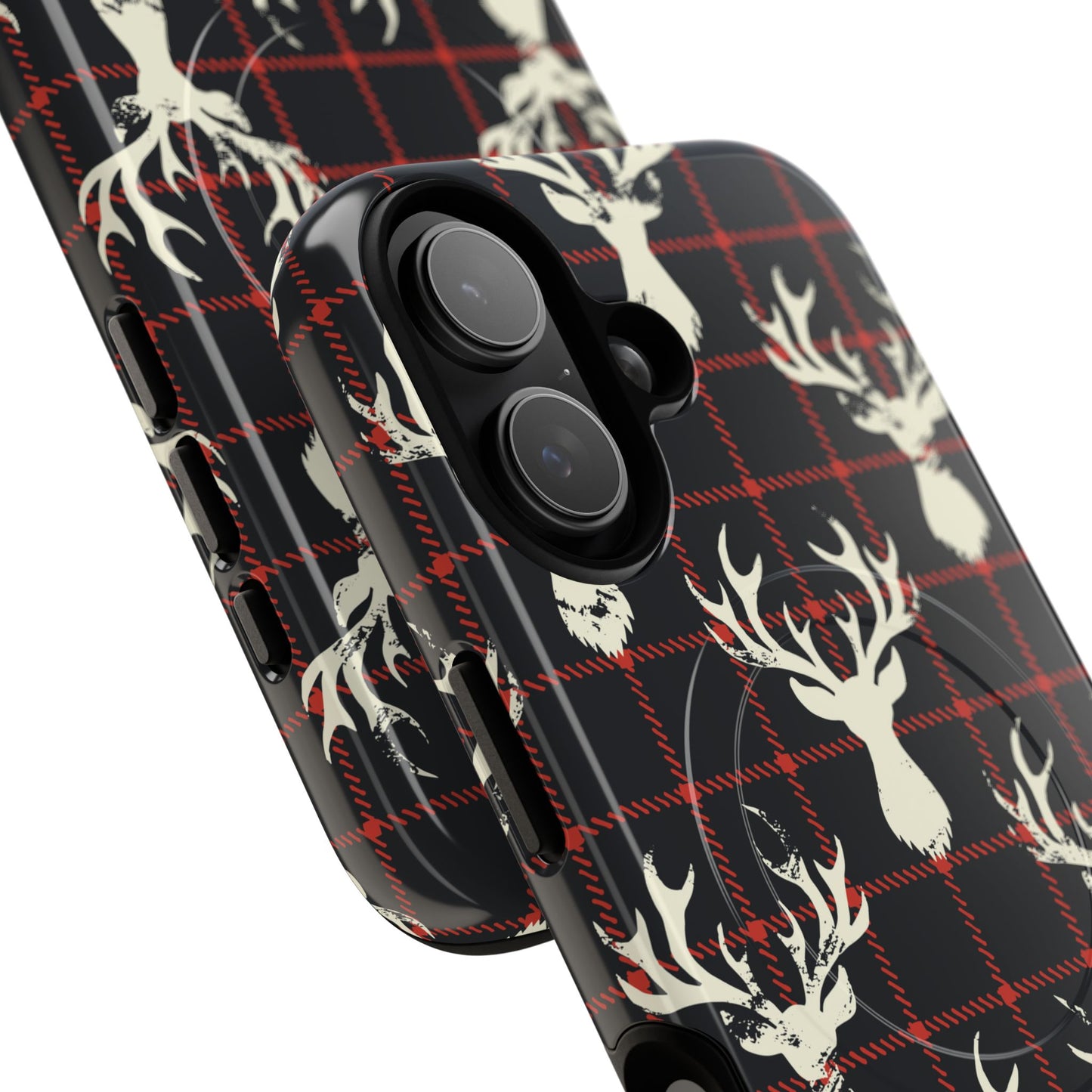 Stag Plaid Tough Magnetic Case