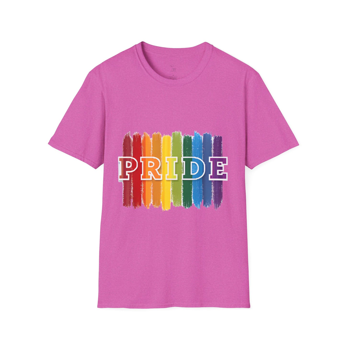 Pride Rainbow Stripes & Fingerprint T-Shirt