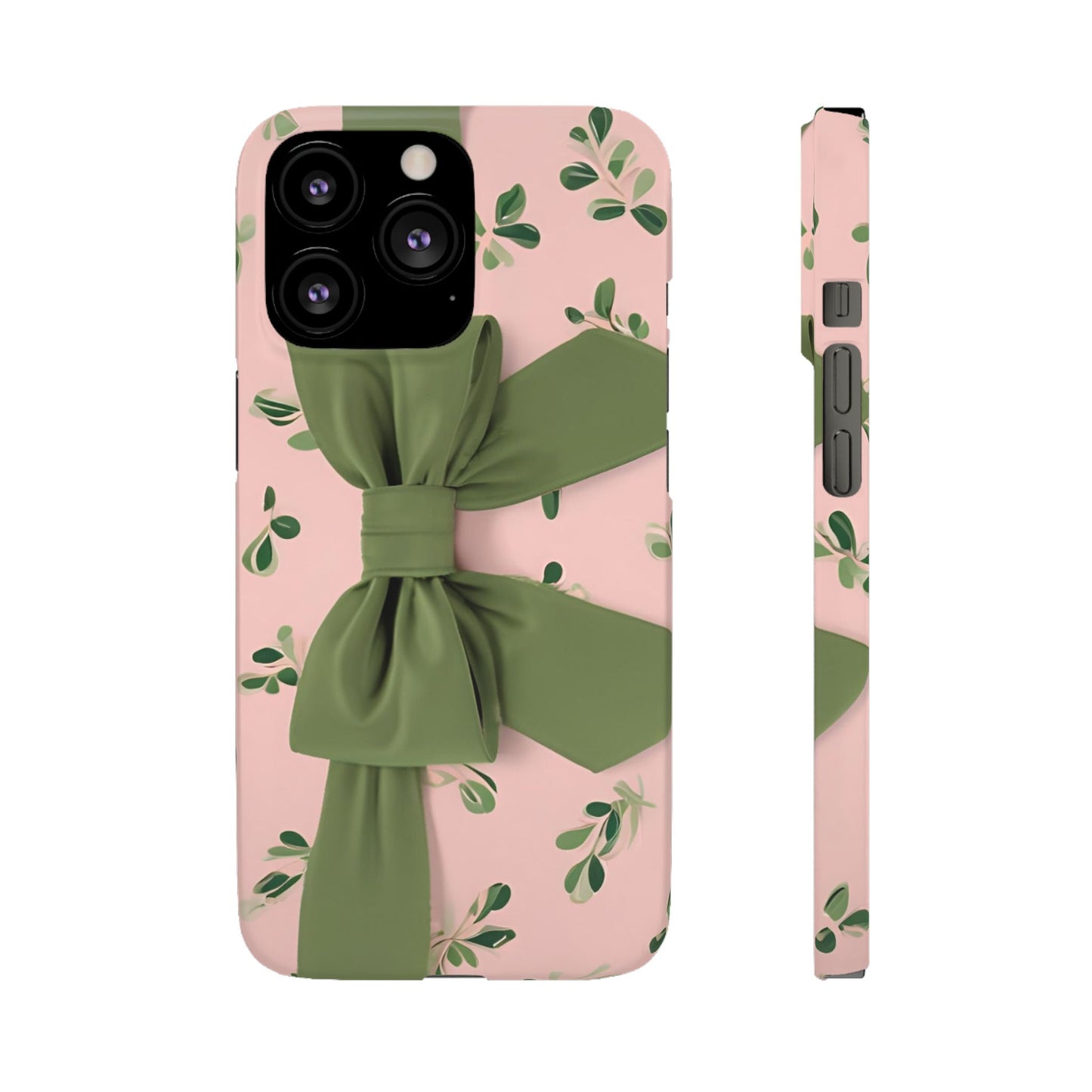 Blushing Bow Snap Case