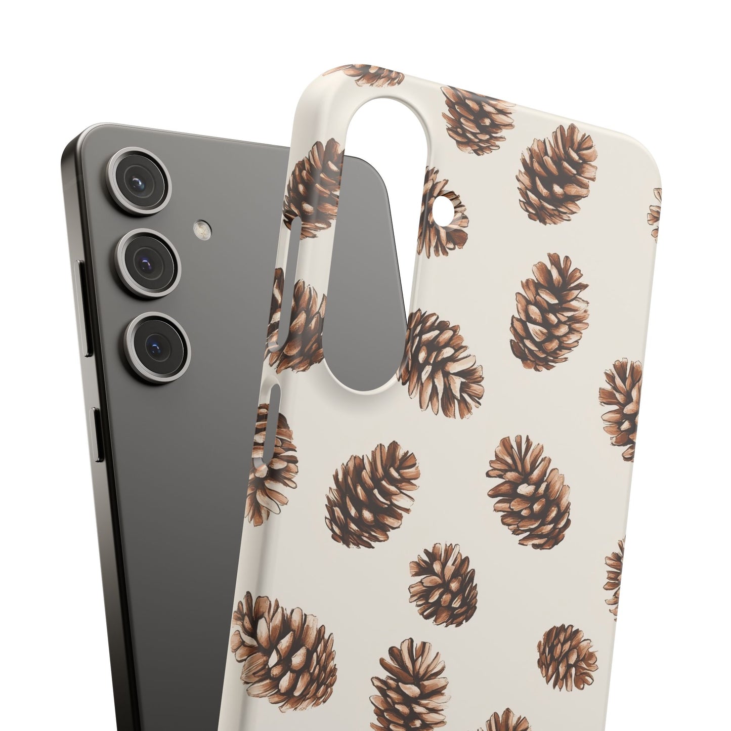 Woodland- Pine Cone Snap Phone Case