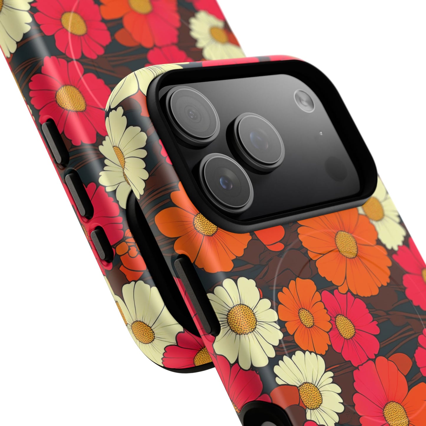 Flower Power Vintage Phone Tough Magnetic Case