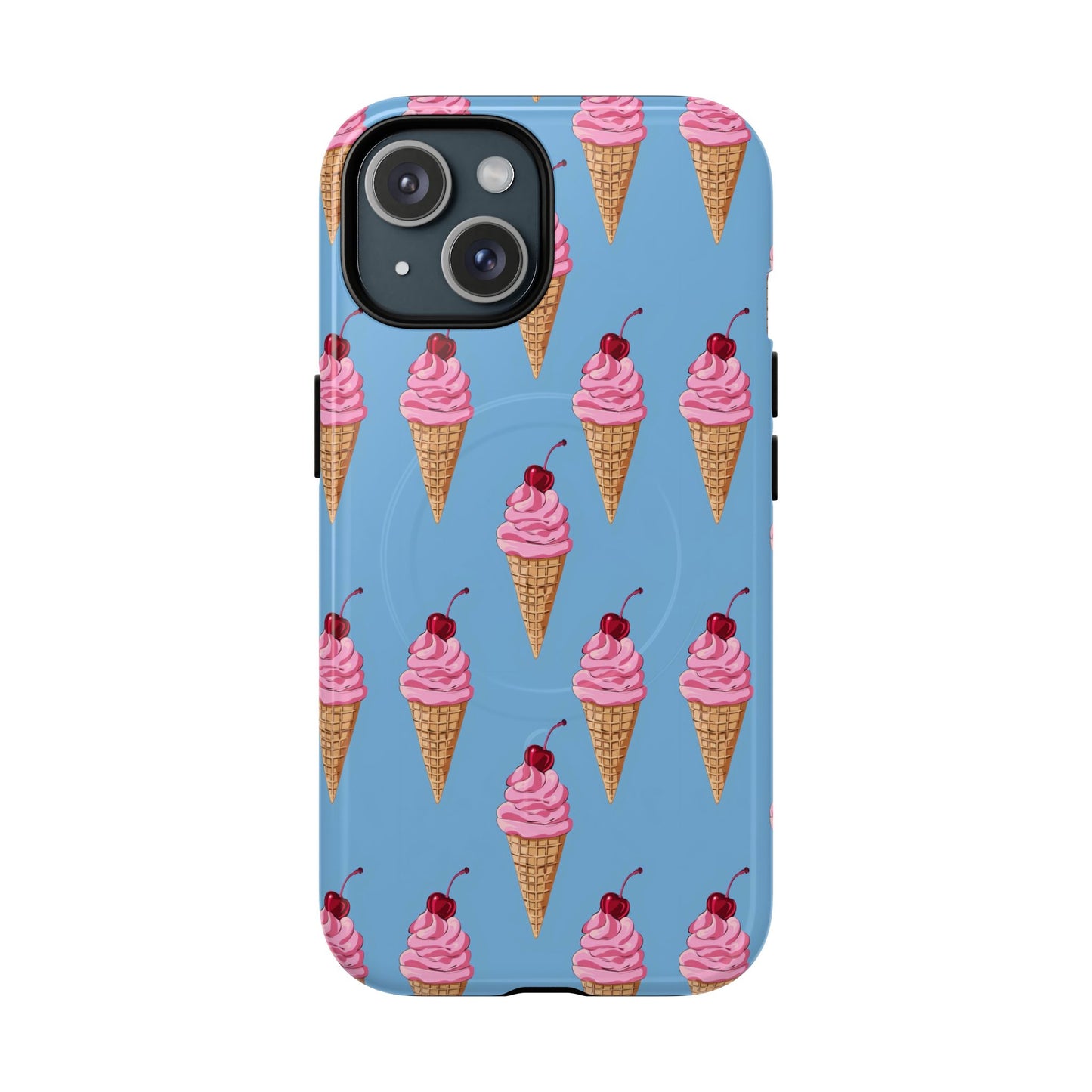 Cherry Swirl Tough Magnetic Phone Case