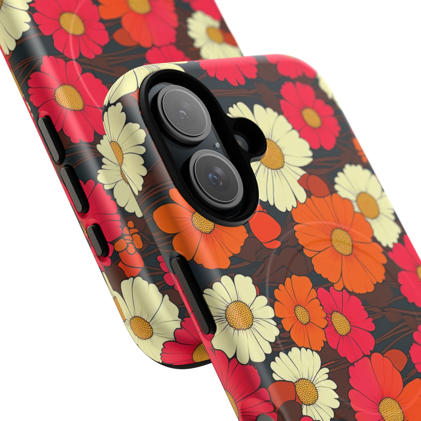 Flower Power Vintage Phone Tough Magnetic Case