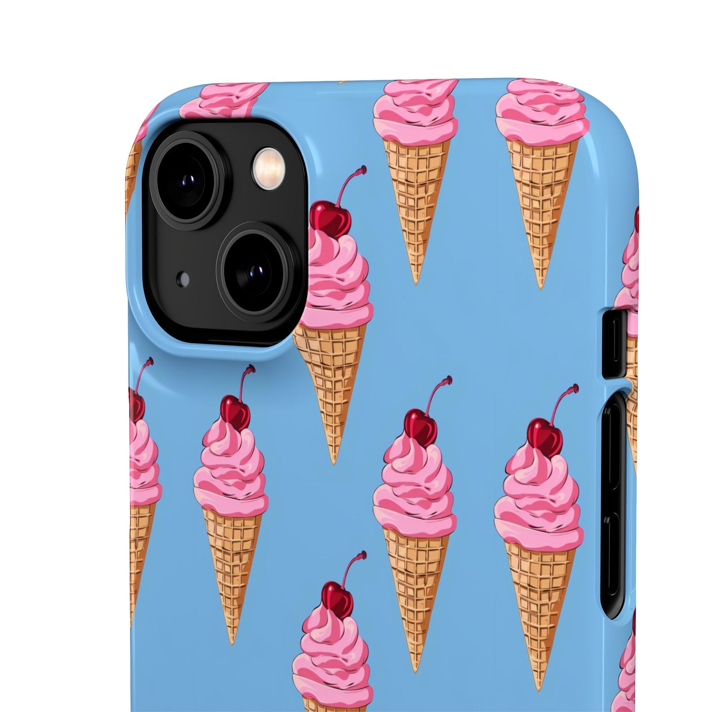 Cherry Swirl Phone Snap Case