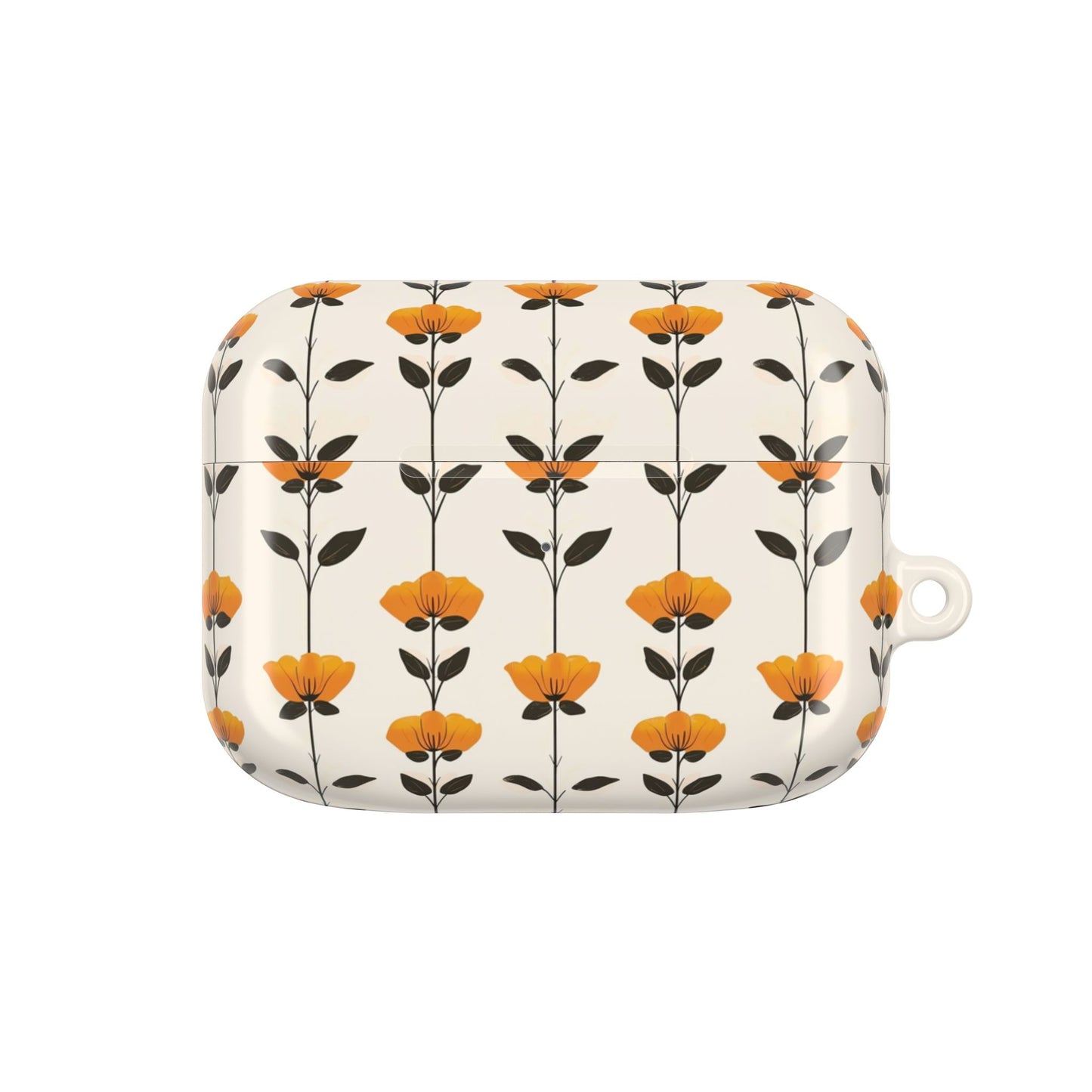 Golden Flowers AirPod Case