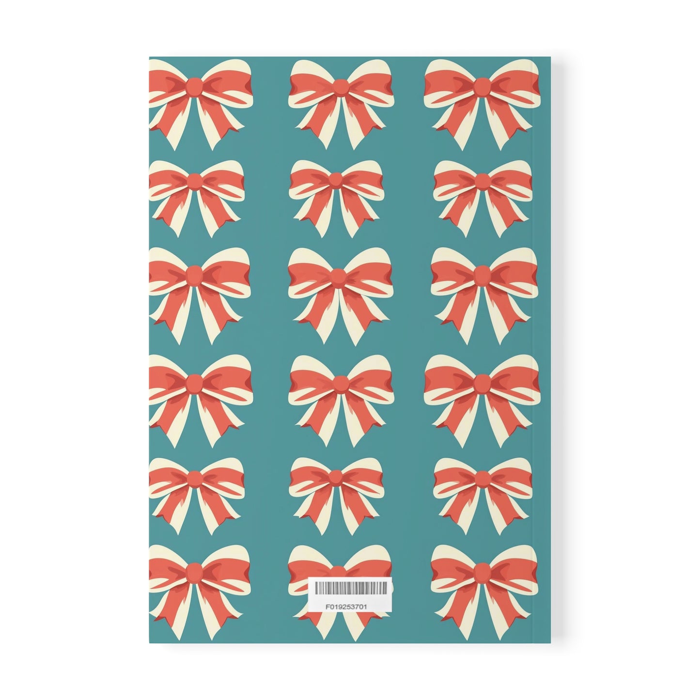 Bow Journey - Festive Bow Notebook: A5 Softcover Journal